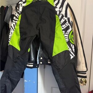 Black and Green Men's Pants